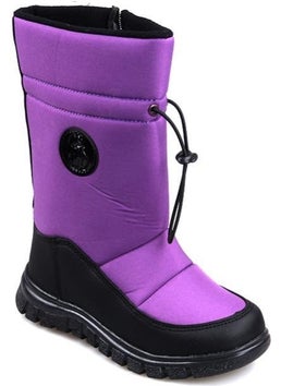 Cool Demos Girls Purple Thermal Snow Boots  - Image 1