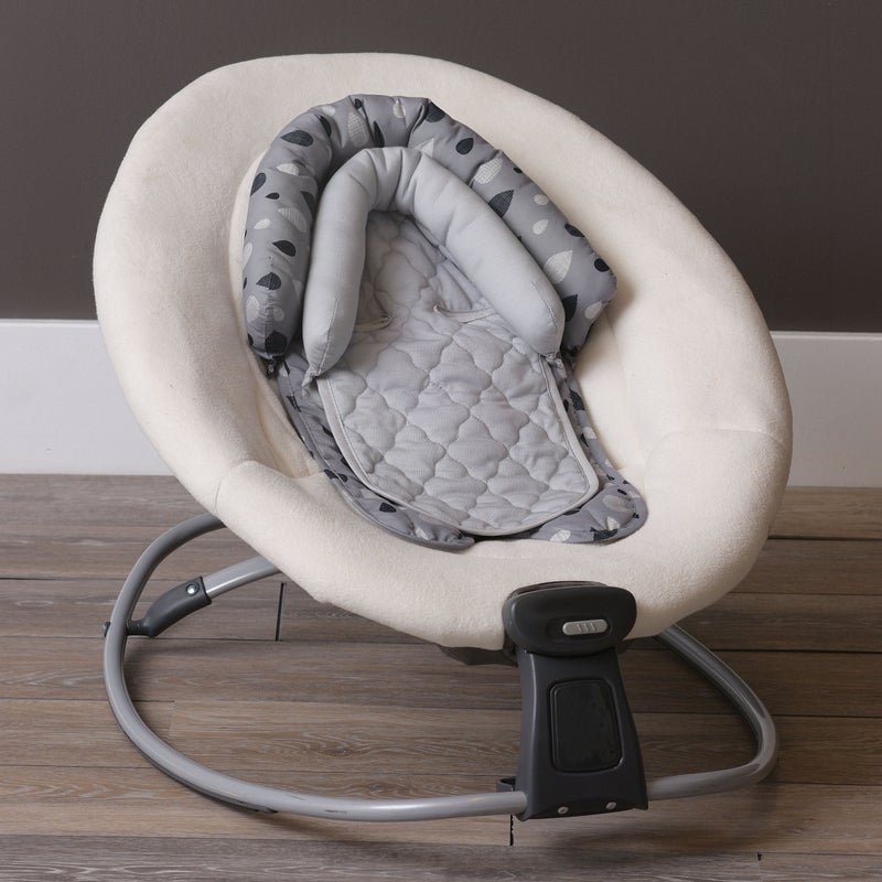 Travel Bug Baby & Toddler 2-in-1 Head Support Duo Head Support for Car Seats, Strollers & Bouncers (Black/Grey/White), 8x2.75x10 Inch (Pack of 1) - Image 2