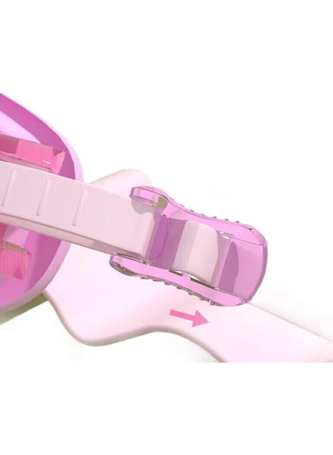 Swans Children'S Swimming Goggles, Imported From Japan, Waterproof And Anti-Fog, High-Definition, For Older Children, Diving And Swimming Glasses, Coated, Pink - Image 2