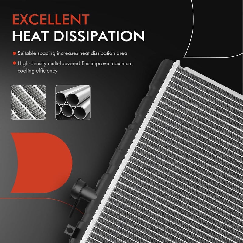 A-Premium Engine Coolant Radiator for Kia Rio 2001-2002 - Image 5