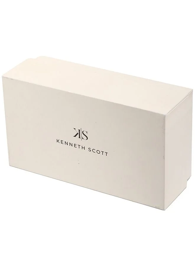 KENNETH SCOTT Women's Alloy+Ceramic Analog Watch K22531-KCBB - 30 mm