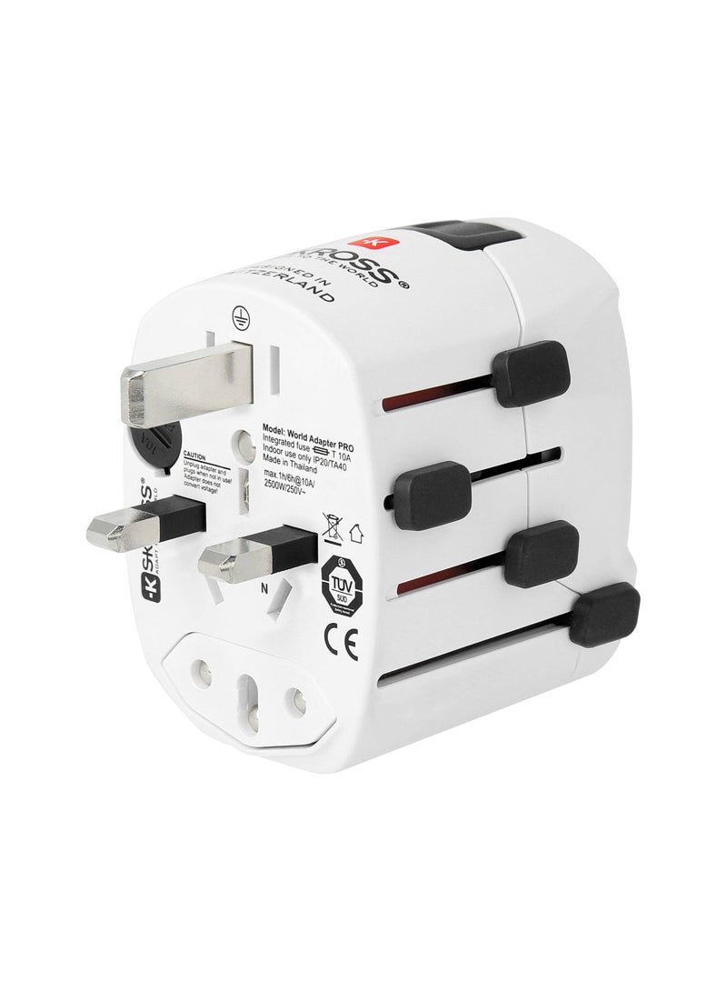 Skross Pro 3-Pole Travel Adapter With Slide System - Image 2