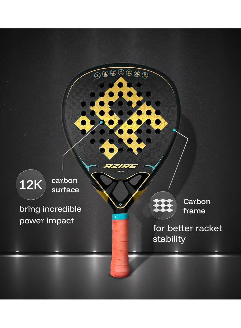 Cactus Sports Cactus Sports Legend Series Azire Elite Power & Control Padel Racket for advanced players  - Image 2