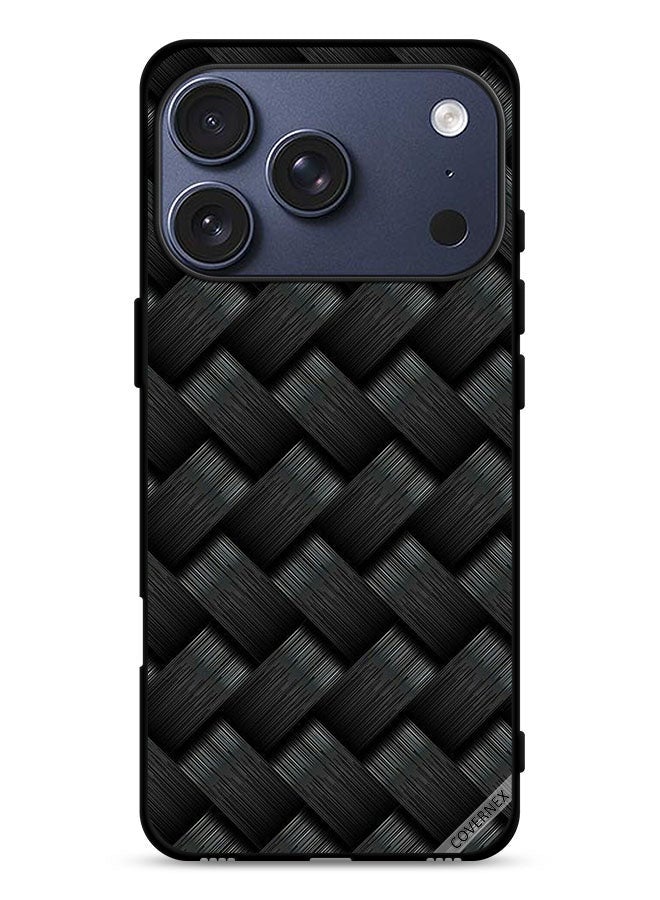 Covernex Apple iPhone 17 Pro Protective Case Cover Dark Stripes Pattern - Image 1