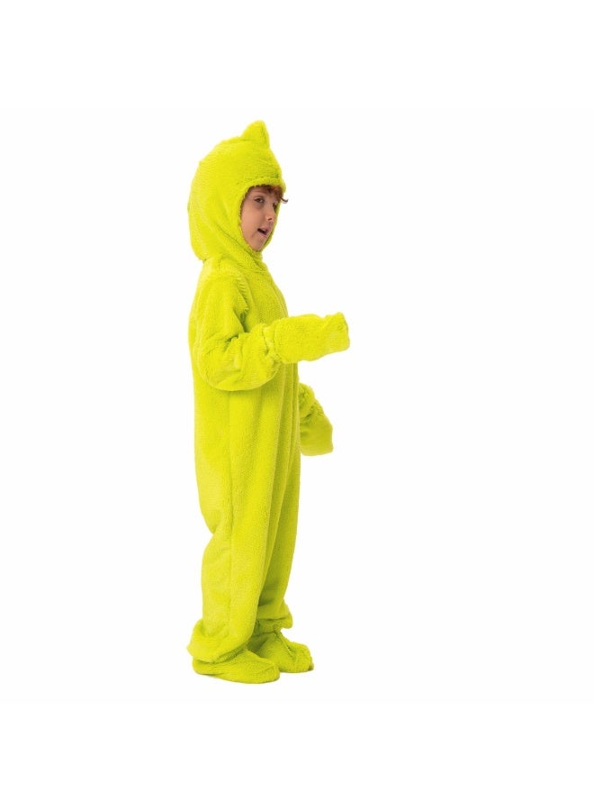 Santa Claus Green Monster Greeny Strange Jackalope Costume For The Halloween Party Performance - Image 2