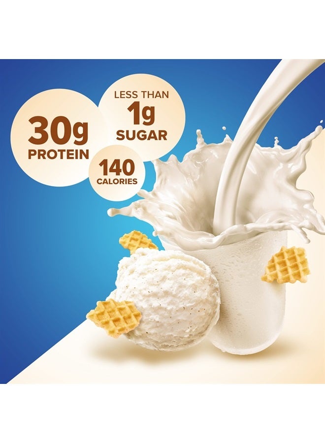 Pure Protein مشروب بروتين بالفانيليا، 30 جرام بروتين كامل، فيتامينات A و C و D و E بالإضافة إلى الزنك لدعم صحة المناعة، جاهز للشرب وصديق للكيتو، زجاجات 11 أونصة، 12 عبوة - Image 4