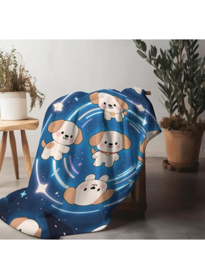 عام بطانية رقيقة من الفانيلا الكرتونية للأطفال والرضع (دافئة ومريحة، ومناسبة للنوم والألعاب) 70 سم * 100 سم - Image 3