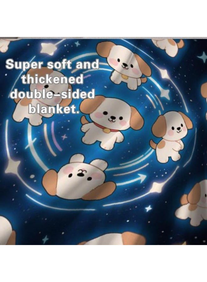 عام بطانية رقيقة من الفانيلا الكرتونية للأطفال والرضع (دافئة ومريحة، ومناسبة للنوم والألعاب) 70 سم * 100 سم - Image 2