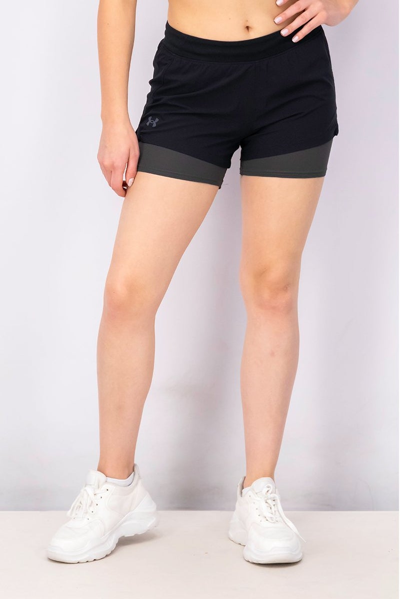 UNDER ARMOUR Women Sportswear Fit Training Shorts, Black - Image 1