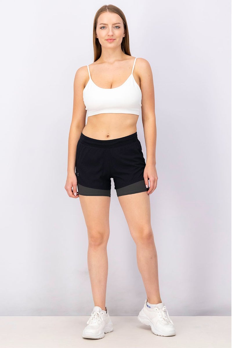 UNDER ARMOUR Women Sportswear Fit Training Shorts, Black - Image 3