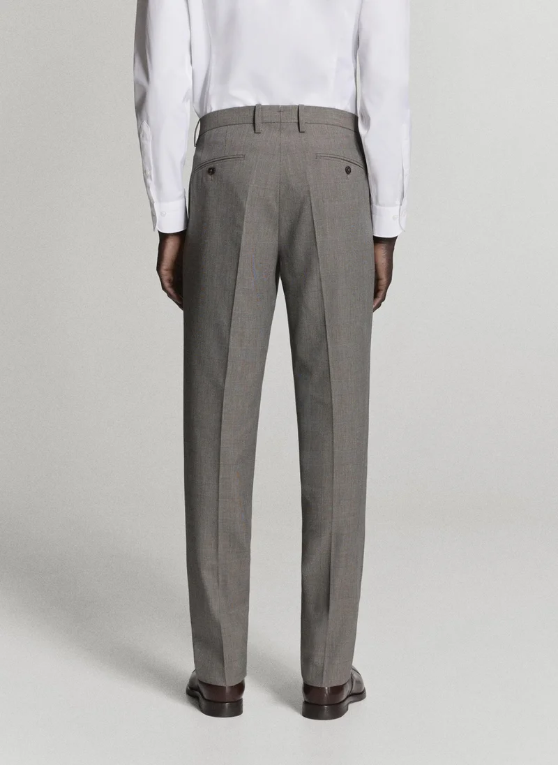 Mango Man Milan Slim-Fit Suit Trousers