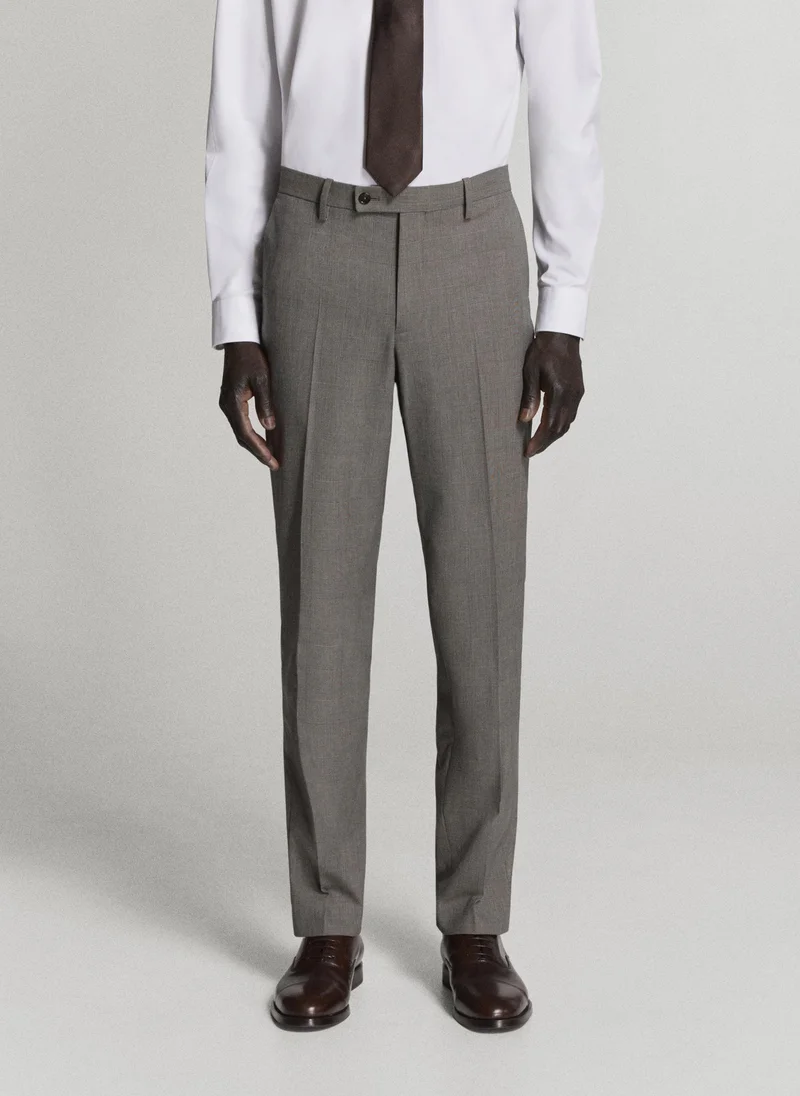 Mango Man Milan Slim-Fit Suit Trousers