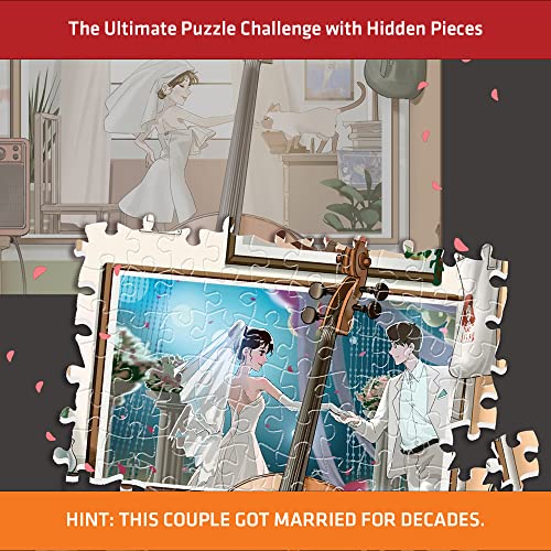 Pintoo Imagination Series Jigsaw Puzzles 2000 Piece for Adults Maiya Till Death Do Us Part Beautiful Plastic Puzzle for Home Decor Zero Dust Easy Storage H2389 - Image 5