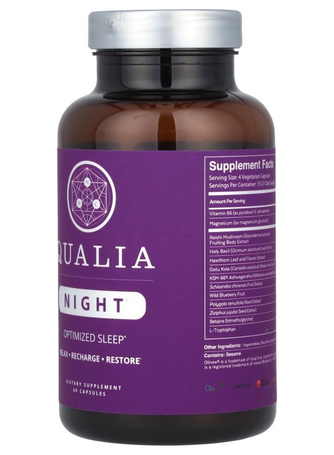 Qualia Night® 60 Capsules  - Image 2