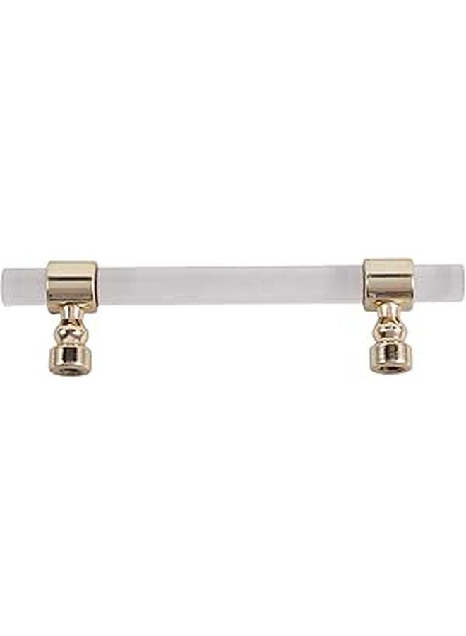 Acrylic Silver Kitchen Cabinet Door Handle 96mm Pulls For Drawer Wardrobe Furniture Hardware - Image 1