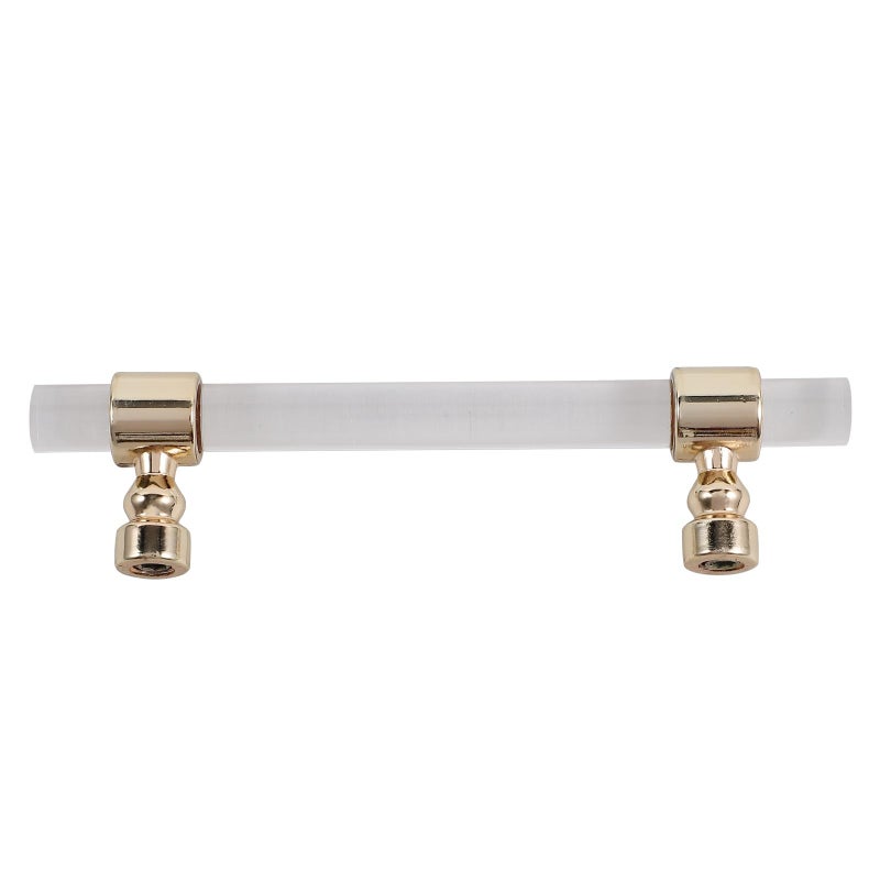 Acrylic Silver Kitchen Cabinet Door Handle 96mm Pulls For Drawer Wardrobe Furniture Hardware - Image 2