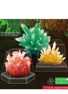 STEM Crystal Planting,Science and Physics home chemical lab Educational Game for kids and It is an educational game that helps focus, creativity,Children's DIY 8+ Years  - Image 2