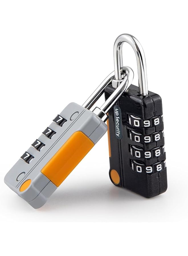 PROMASS PROMASS 2 Pcs Luggage Combination Locks with High Security, Gym Locks with Use Easily, Travel Padlocks with Strong Structure  - Image 1