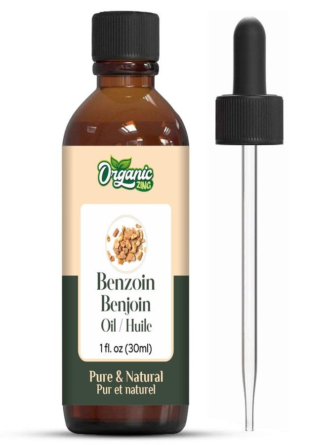 ORGANIC ZING زيت بنزوين عضوي (Styrax benzoin) | زيت عطري نقي وطبيعي للعناية بالبشرة، والروائح العطرية، وأجهزة التبخير - 30 مل / 1.01 أونصة سائلة - Image 1
