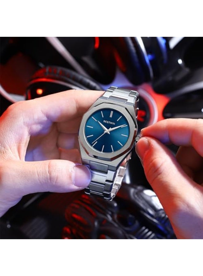 Bestwin Minimalist Watch, Business Men's Wrist Watches for Men - Image 4