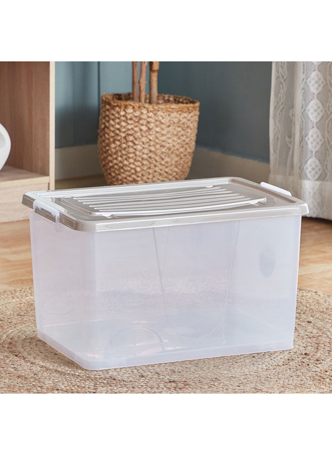 Home Box Juana Multipurpose Storage Box With Wheels And Lockable Lid 55 L  - Image 2