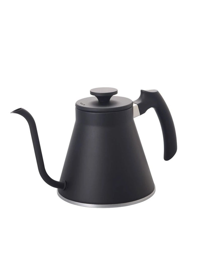 هاريو غلاية فيت V60 للتقطير القهوة، سعة 1.2 لتر، أسود مطفي - Image 1