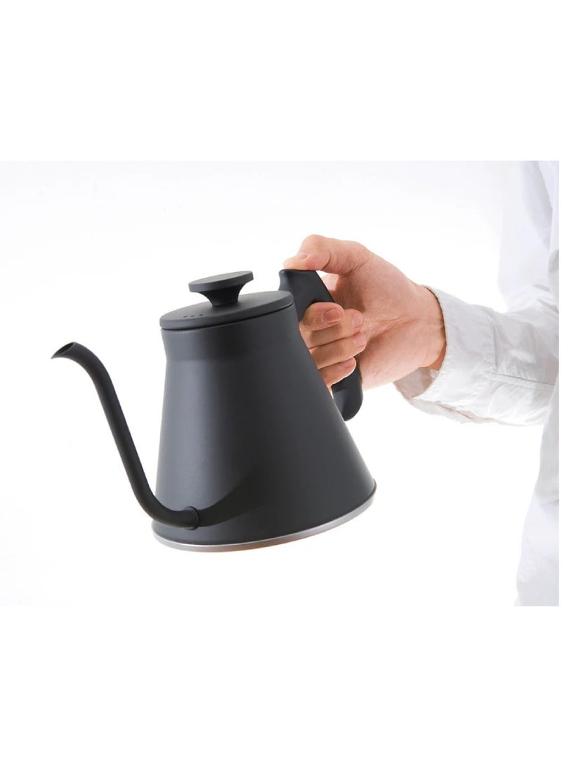 هاريو غلاية فيت V60 للتقطير القهوة، سعة 1.2 لتر، أسود مطفي - Image 5