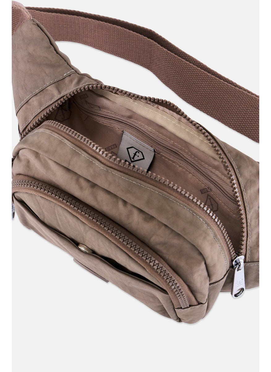 I Love Fashion Women Brand Logo Fanny Bag 33 L x 14 H x 5 W cm, Taupe  - Image 3