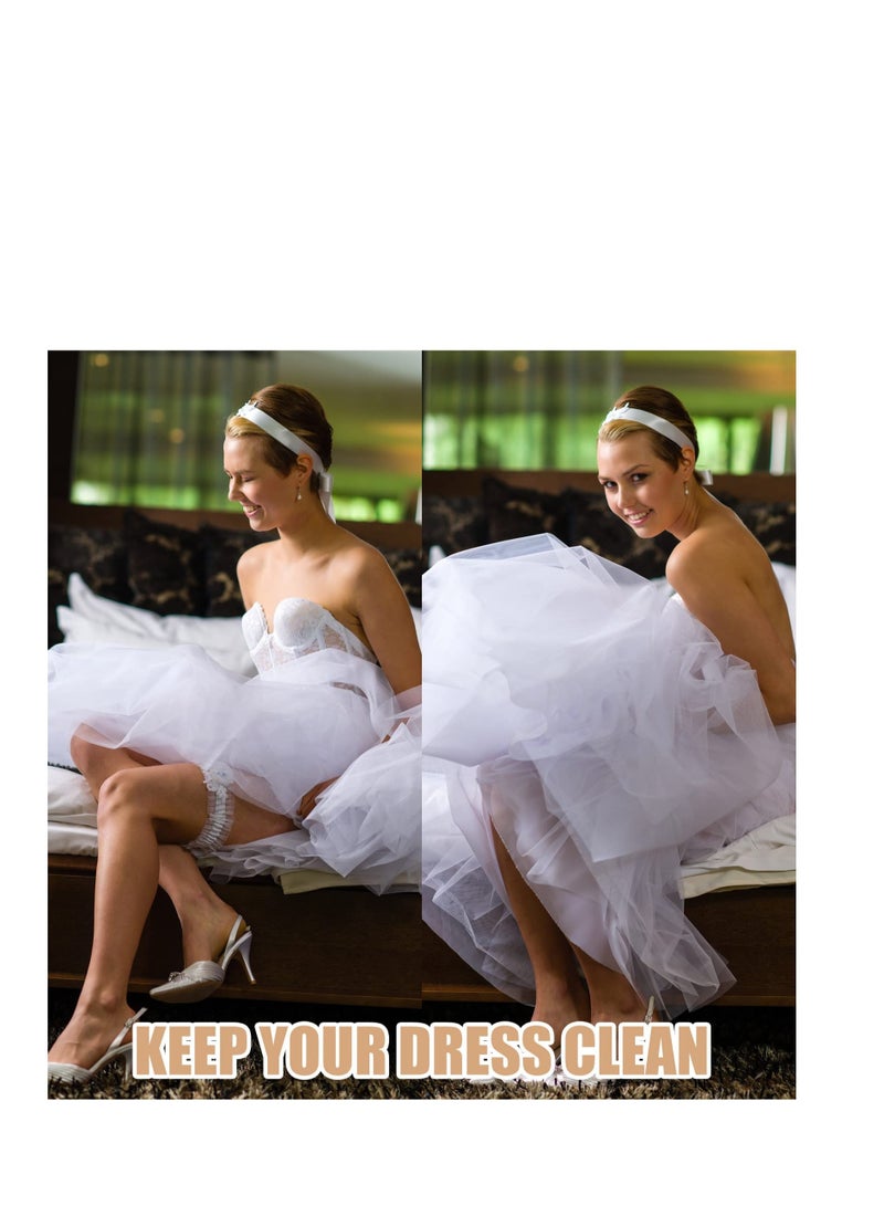 Wedding Gown Underskirt, Ball Gown Petticoat White Bridal Skirt, Toilet Petticoat for Party Wedding
