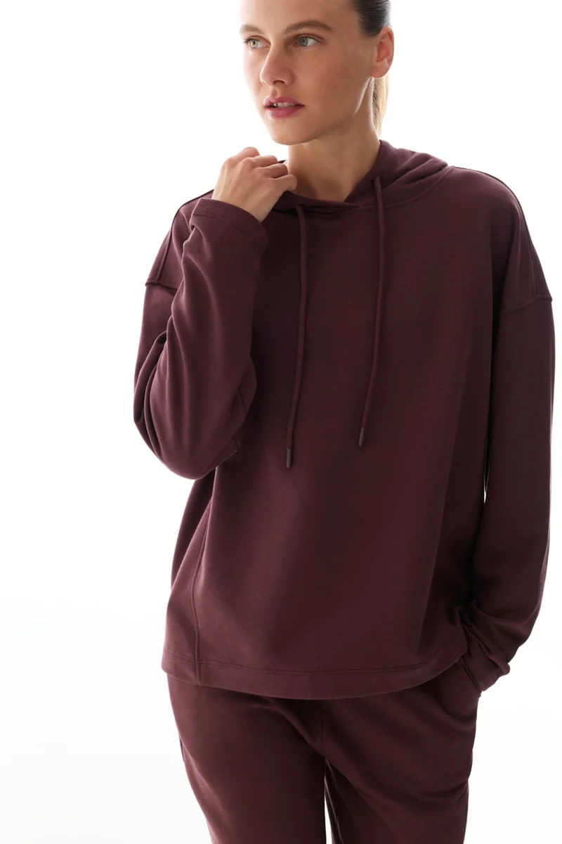 بنتي PENTI Oversize Plain Long Sleeve Sweatshirt