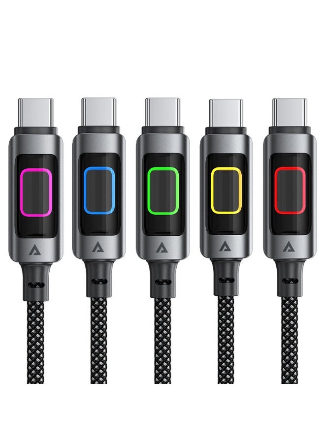 AceFast Charging Data Cable C21-03 USB-C to USB-C 60W - Image 3