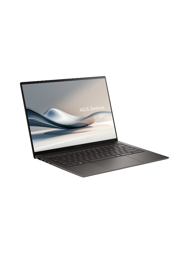 أسوس كمبيوتر محمول Zenbook S 14 OLED بشاشة 14 بوصة ومعالج Ultra 7-258V وذاكرة وصول عشوائي 32 جيجابايت ومحرك أقراص SSD سعة 1 تيرابايت ورسومات Intel Arc وWindows 11 Home - Image 2