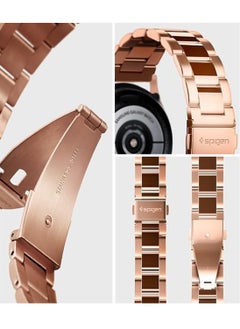 Spigen Spigen Modern Fit designed For Samsung Galaxy Watch 7 44/40mm, FE 40mm, 6/5/4 44/40mm, Classic 6 47/43mm, 5 Pro 45mm, 4 Classic 46/42mm, 3 41mm, Active 1&2 Band - Rose Gold  - Image 3