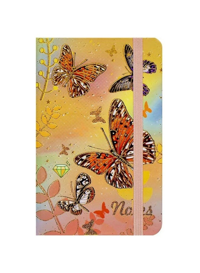 دفتر ملاحظات A5 مع شريط مطاطي، 80 ورقة