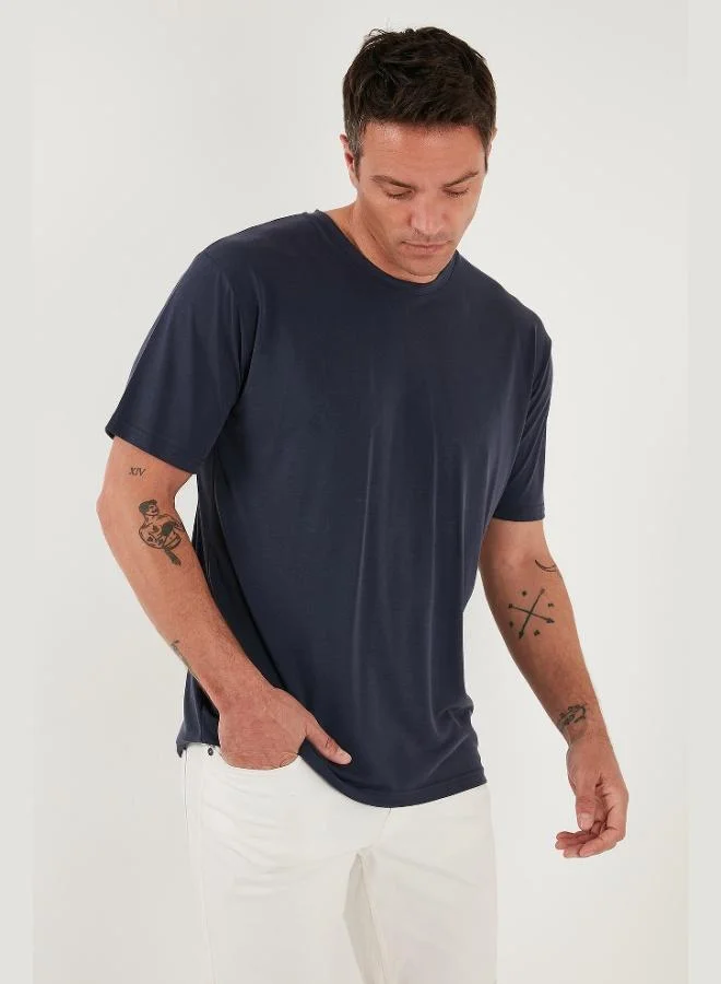 Buratti  Buratti Regular Fit Crew Neck Basic T-Shirt Men's T-Shirt 5902924 for Men | Best Price UAE