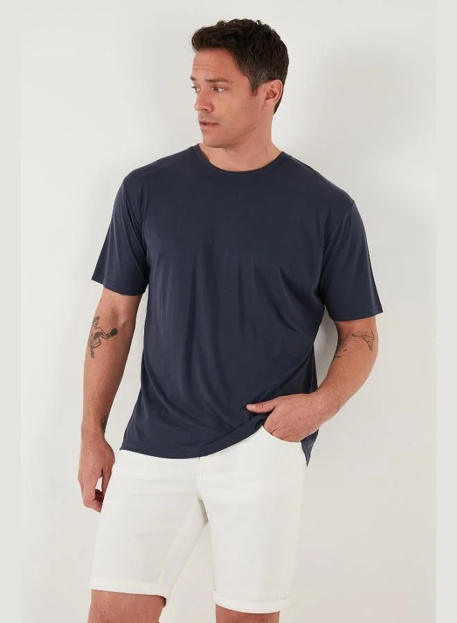 Buratti  Buratti Regular Fit Crew Neck Basic T-Shirt Men's T-Shirt 5902924 for Men | Best Price UAE