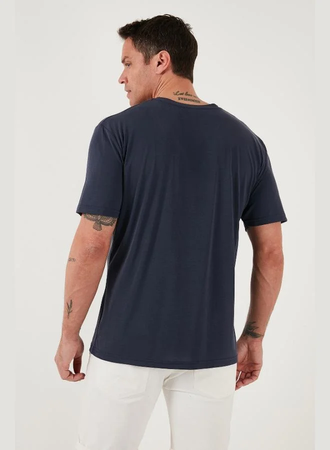 Buratti  Buratti Regular Fit Crew Neck Basic T-Shirt Men's T-Shirt 5902924 for Men | Best Price UAE