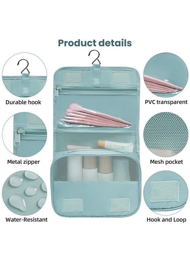 BAGAIL 10 Set Packing Cubes Various Sizes Packing Organizer for Travel Accessories Luggage Carry On Suitcase-Dusty Blue - Image 4