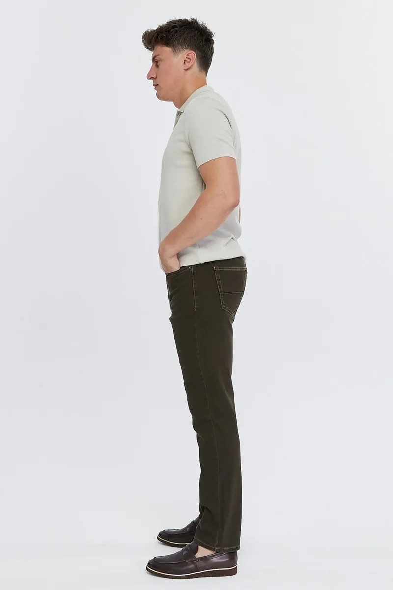 Cedy Denim Men's Yüksel Waist Wide Cut Piggy Leg Denim Trousers Regular Fit Jean - C336