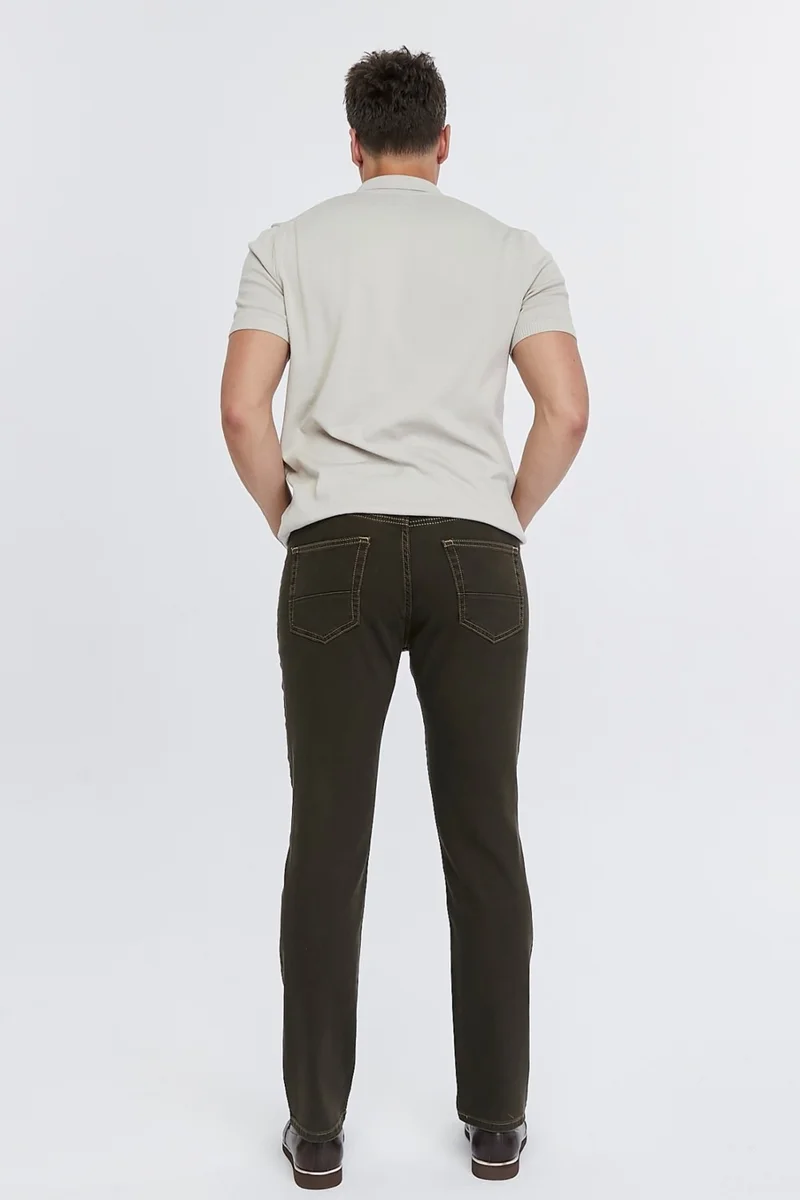 Cedy Denim Men's Yüksel Waist Wide Cut Piggy Leg Denim Trousers Regular Fit Jean - C336