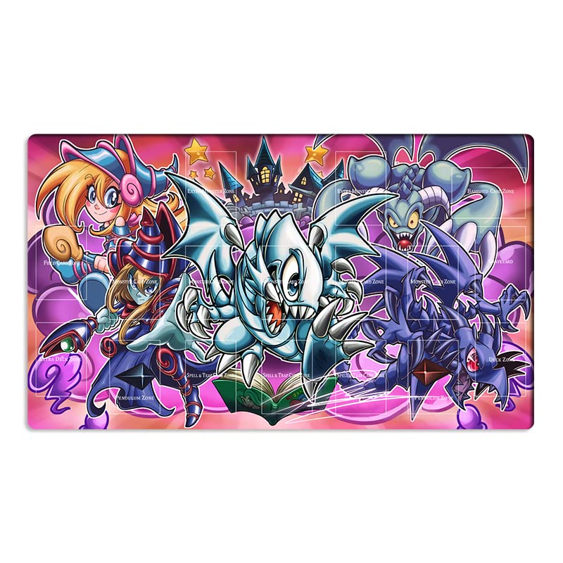 Mlikemat New Playmat Toon Dark Magician Girl TCG CCG بطاقة التداول حصير اللعبة + حقيبة مجانية (ZD039-880-A) - Image 1
