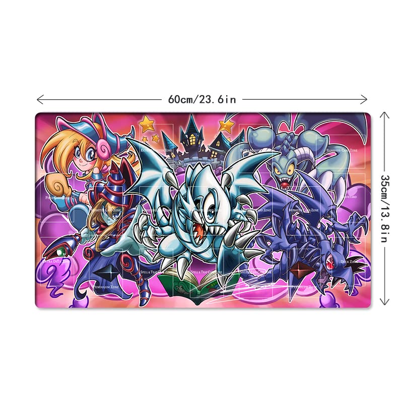 Mlikemat New Playmat Toon Dark Magician Girl TCG CCG بطاقة التداول حصير اللعبة + حقيبة مجانية (ZD039-880-A) - Image 5