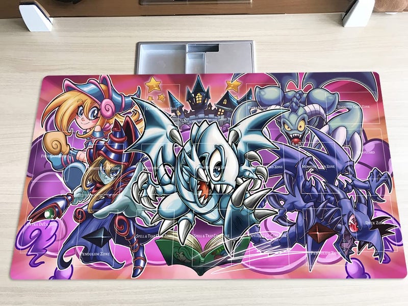 Mlikemat New Playmat Toon Dark Magician Girl TCG CCG بطاقة التداول حصير اللعبة + حقيبة مجانية (ZD039-880-A) - Image 2