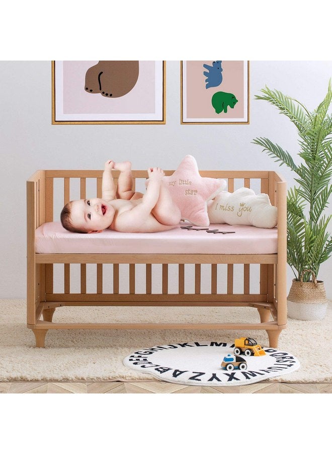 THXSILK Pure Silk Fitted Crib Sheet, Organic Crib Bedding-Ultra Soft, Smooth, 100% Top Grade Mulberry Silk, 28" x 52" x 8" (Off White) - Image 2