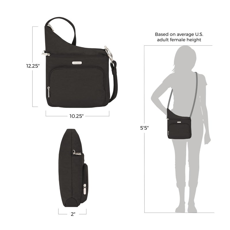 Travelon Anti-Theft Essentials North/South Crossbody Bag - Image 4