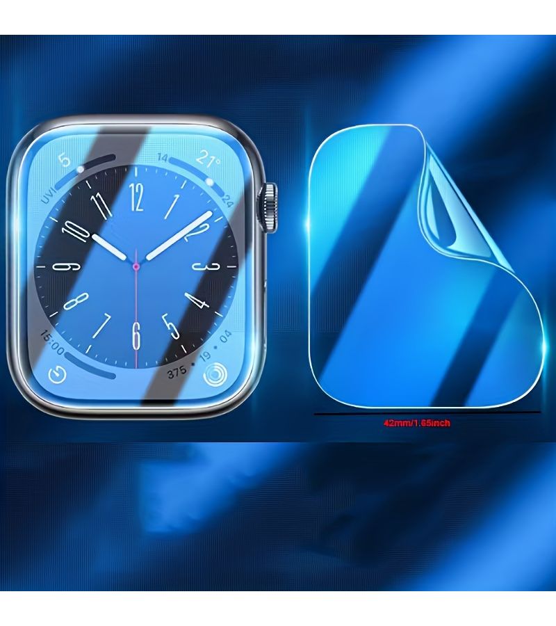 HD Clear TPU Screen Protector 8Pcs For Apple Watch 44mm Series 4 5 6 SE - Image 2