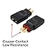 elechawk 4 PCS Male Deans T Plug Connector Adapter Compatible with TRX Wireless Converter for RC Battery Charger Slash - Image 2