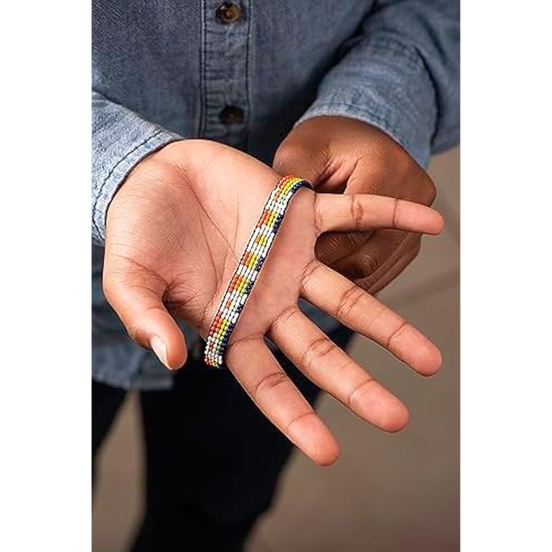 Arabest Handmade PRIDE Bracelet - Celebrate Love and Equality | LGBTQ+ Rainbow Pride Flag Jewelry | Gay Lesbian Bisexual Transgender Bracelet | Adjustable Wristband for Women and Men - Image 4