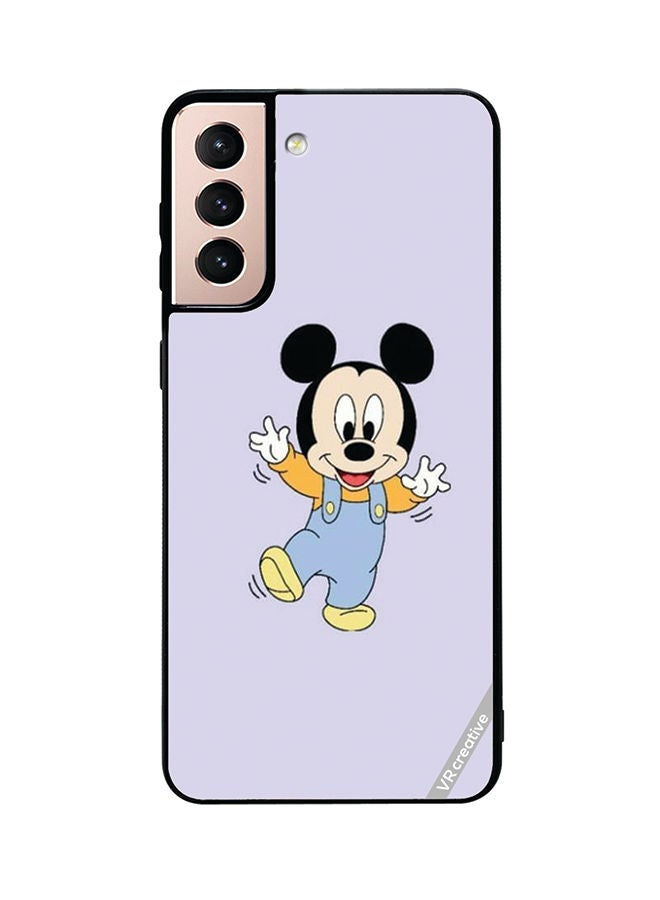 VR CREATIVE Protective Case Cover For Samsung Galaxy S21 5G Mickey Mouse Design Multicolour - Image 1