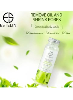 ESTELIN Natural Green Tea Extract Body Scrub Hydrate Exfoliating Smoothing Skin 200g  - Image 2